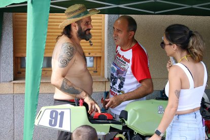 Primera jornada de celebración del Gran Premio de Velocidad de la localidad leonesa de La Bañeza.