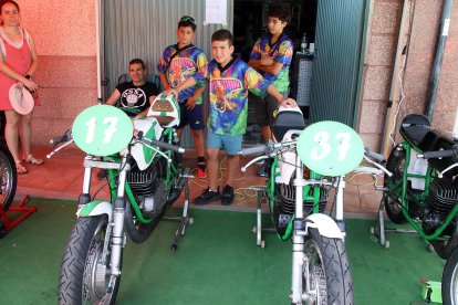 Primera jornada de celebración del Gran Premio de Velocidad de la localidad leonesa de La Bañeza.