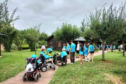 Participantes de la XXVII edición del campamento ASPAYM.