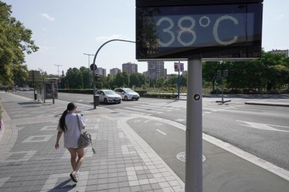 Ola de calor en Valladolid.