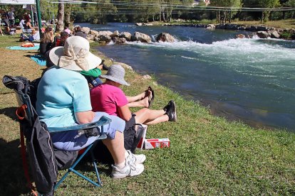 Campeonato del Mundo de Aguas Bravas que se celebra en Sabero (León).