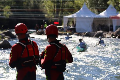 Campeonato del Mundo de Aguas Bravas que se celebra en Sabero (León).