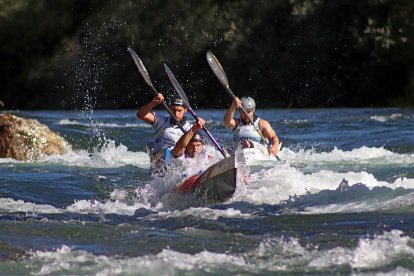 Campeonato del Mundo de Aguas Bravas que se celebra en Sabero (León).