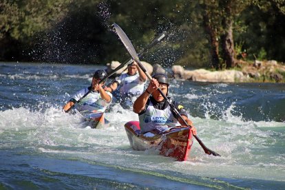 Campeonato del Mundo de Aguas Bravas que se celebra en Sabero (León).