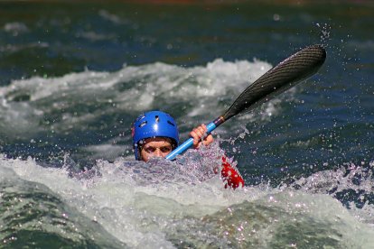 Campeonato del Mundo de Aguas Bravas que se celebra en Sabero (León).