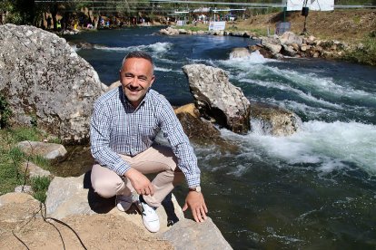 Campeonato del Mundo de Aguas Bravas que se celebra en Sabero (León).