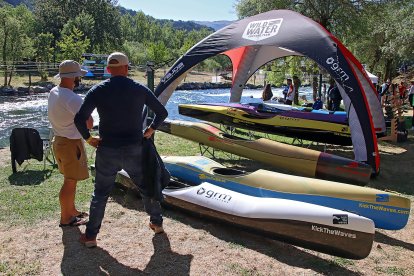 Campeonato del Mundo de Aguas Bravas que se celebra en Sabero (León).