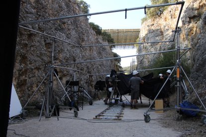 Rodaje de la película  en el MEH, los yacimientos y el Carex de Atapuerca