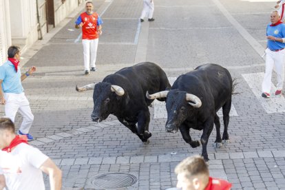 Primer encierro de Cuéllar (Segovia).