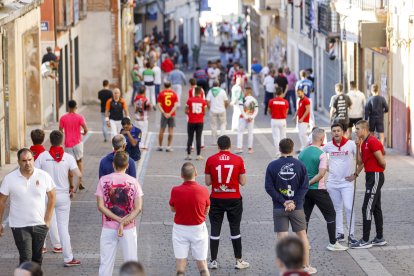 Primer encierro de Cuéllar (Segovia).