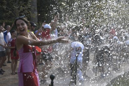 Celebración de San Luis en las fuentes monumentales del Palacio Del Real Sitio de San Ildefonso