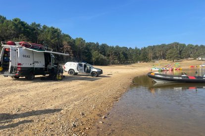 Búsqueda del joven desaparecido en el pantano de la Cuerda del Pozo