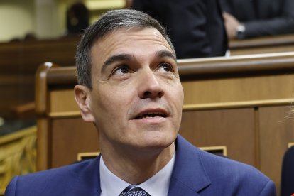 El presidente del Gobierno, Pedro Sánchez