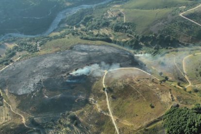 Incendio en Santa María del Tiétar (Ávila).