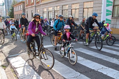 Día de la bici en León.