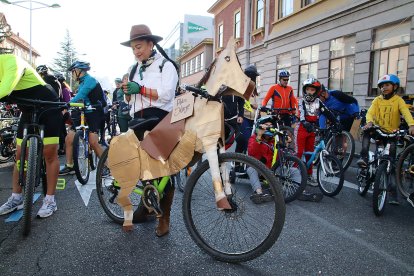 Día de la bici en León.