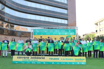 Presentación de la Carrera Solidaria contra la ELA promovida por la Fundación Eurocaja Rural.