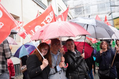 CCOO y UGT se concentran en Zamora.