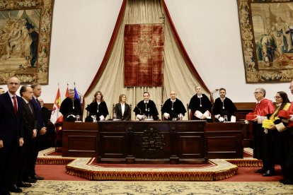 Acto solemne de apertura del curso académico en la Universidad de Salamanca.