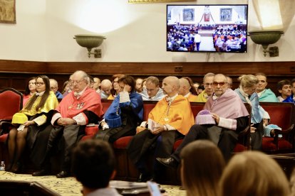 Acto solemne de apertura del curso académico en la Universidad de Salamanca.