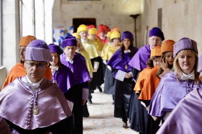 Acto solemne de apertura del curso académico en la Universidad de Salamanca.