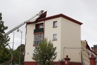 El huracán Kirk causa estragos en Valladolid