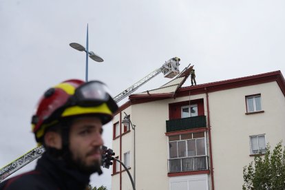 El huracán Kirk causa estragos en Valladolid