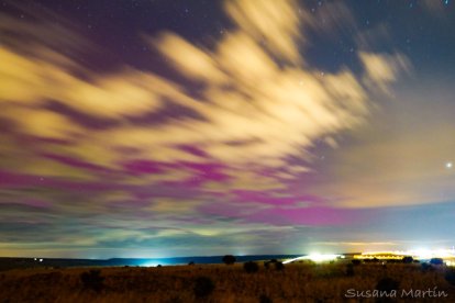 Aurora boreal en Ávila