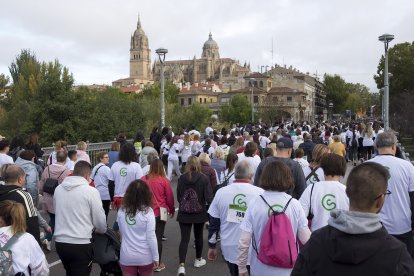 La AECC celebra la X Marcha Contra el Cáncer en Salamanca.