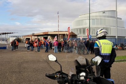 Manifestación de AUVASA en Valladolid.