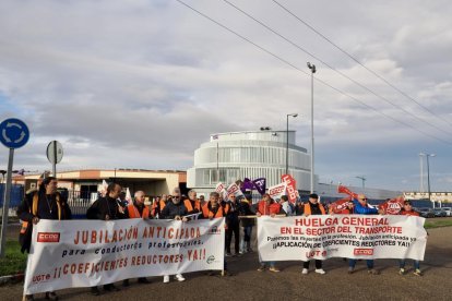 Manifestación de AUVASA en Valladolid.