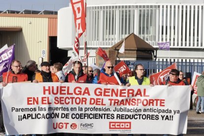 Manifestación de AUVASA en Valladolid.