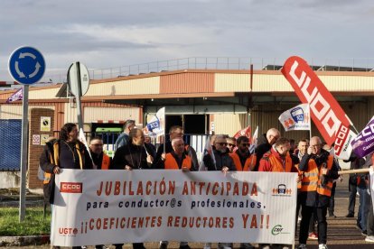 Manifestación de AUVASA en Valladolid.