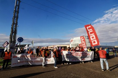 Manifestación de AUVASA en Valladolid.