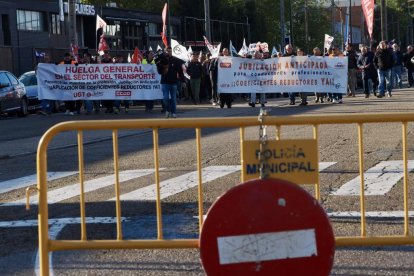 Manifestación de AUVASA en Valladolid.