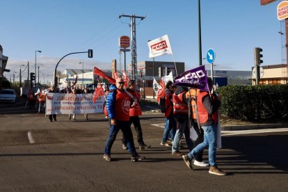 Manifestación de AUVASA en Valladolid.