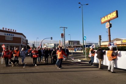 Manifestación de AUVASA en Valladolid.