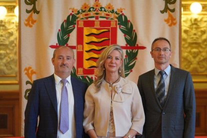 Los concejales de VOX del Ayuntamiento de Valladolid.