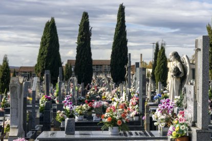 Cementerio de Salamanca en el día de Todos los Santos.