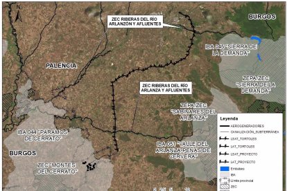 Zona de instalación de la central eólica