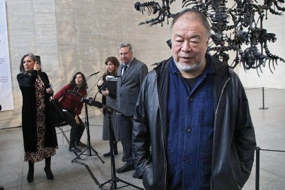 Inauguración de la exposición de Ai Weiwei en el Musac de León.