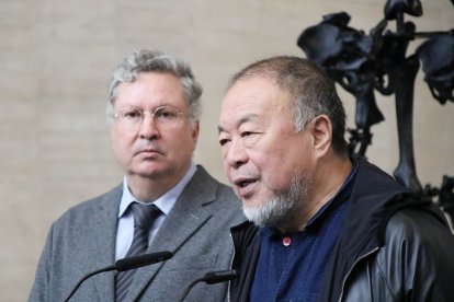 Inauguración de la exposición de Ai Weiwei en el Musac de León.