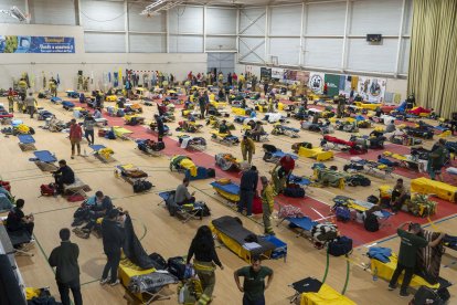 Equipo de rescate de Castilla y León en Aldaya (Valencia)