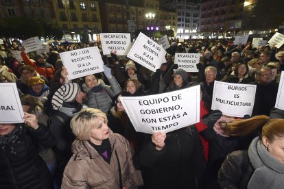 Concentración 'Burgos por la convivencia' en apoyo a las organizaciones que trabajan con personas migrantes