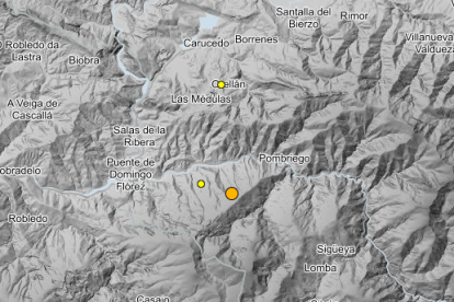 Tres terremotos hacen temblar las localidades de Benuza, Puente de Domingo Flórez y Carucedo