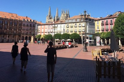 Plaza Mayor de Burgos, en una imagen de archivo.