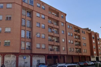 Calle Don Pelayo en Palencia donde se produjo el intento de okupación