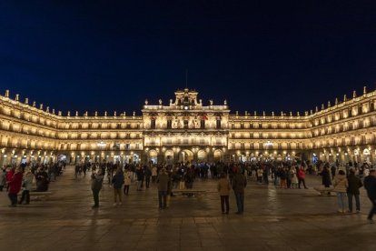 Plaza Mayor de Salamanca, en una foto de archivo.