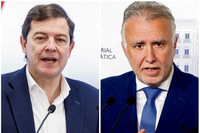 Alfonso Fernández Mañueco y Ángel Víctor Torres.