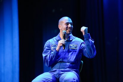 El astronauta de la ESA Pablo Álvarez,.